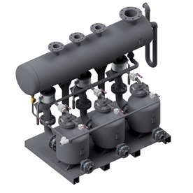 Valsteam Adca POPS-KT Triplex - Packaged Automatic Pumps  Pressure operated condensate pumping units